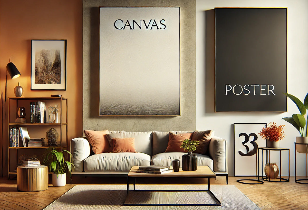 Canvas vs Poster: Which One Should You Choose?